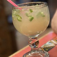 Jalapeño margarita   at Vaqueros Mexican in Steamboat Springs