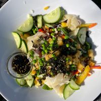 Noodle sallad  at Carlas Cafe in Oerebro