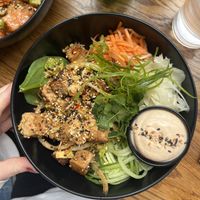 Spicy tofu bowl  at Bōru Bowl Bar in Malmo