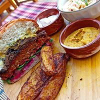 Pişekar Burger at Pisekar Vegan Food in Antalya
