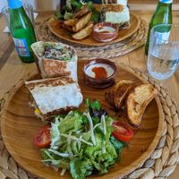 Mushroom and Soy burritos at Pisekar Vegan Food in Antalya