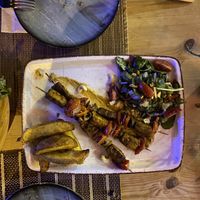 Tofu satay at Pisekar Vegan Food in Antalya