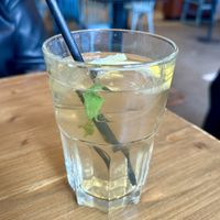 Citrus elderflower lemonade   at WASBAR in Leuven