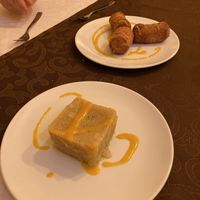 the 2 vegan dessert options at Ceylon Curry in Graz