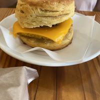 Breakfast sandwich  at Viridis Cafe in Pittsburgh