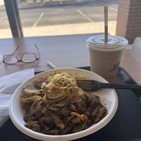 Almond Joy Smoothie & Jamaican Chick’n Bowl   at Antiox in Hagerstown