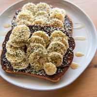 Banana Heaven Toast at Antiox in Hagerstown