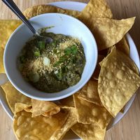 Kale artichoke dip  at The Cider House in Vancouver