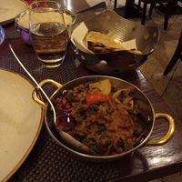 Bhindi Do Pyaza (okra with onions) at Indigo - Pest in Budapest