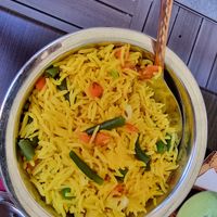 Pulao with veggies (vegan) at Indigo - Pest in Budapest