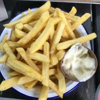 Fries with vegan mayo at BrewDog in Rotterdam