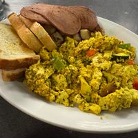 Vegan Tofu Scrambler at The Templeton in Vancouver