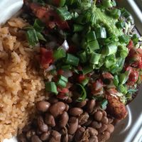 Enchilada plate at Hey Juan Burritos in Arcata
