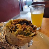 Vegan Deluxe Burrito is my favorite thing ever 😋 at Hey Juan Burritos in Arcata