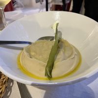 Fave - traditional Puglia bean purée. This was the smoothest and creamiest version I have ever had.    at Taverna della Gelosia in Ostuni