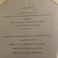 Vegan menu 😍  at Taverna della Gelosia in Ostuni