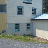 Back of restaurant at Skyward Cafe in Flint Hill