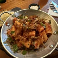 Rigatoni veggie  at La Maria Bistro in Villa De Leyva