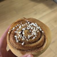 Cinnamon roll  at Brauð & Co in Reykjavik