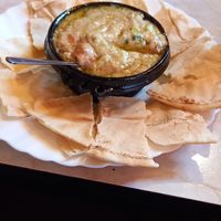 ausgefallenes warmes Hummus at Abessina in Kassel