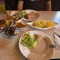 vegan platter  at Abessina in Kassel
