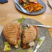 Truffle burger at 42°Raw in Copenhagen