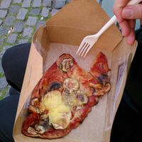 Pizza at 42°Raw in Copenhagen