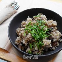 Brown Rice Risotto with Truffle Oil. Yum! at 42°Raw in Copenhagen