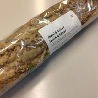 Falafel and salsa sandwich at Panos in Brussels