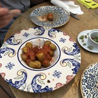 patatas bravas  at La Odisea in Malaga