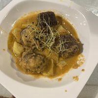 Meat balls, too small but taste good.   at La Odisea in Malaga