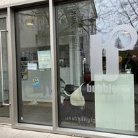 Door  at Bubbles Café in Ludwigsburg