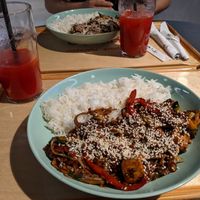 "Veggie" noodles at Umami in Zagreb