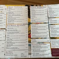 Whole menu  at Anatolia Sea View in Lytham St Annes