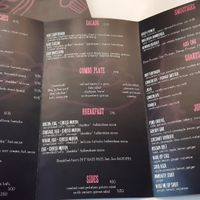 Menu at Terri in New York City