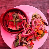 Groente'taartje' at Tox Bar in Schiermonnikoog