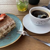 Tiramisu & coffee  at Emmi's Kitchen - Werinherstr in Munich