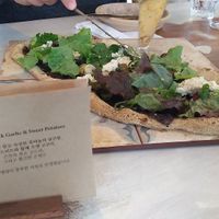 Aged black garlic and sweet potatoes  at Millennial Dining and Deli - 천년식향  in Seoul