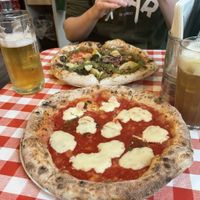 Vegan margherit  at Pizza Pilgrims in London