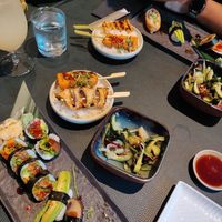 There was still food to come at Sticks N Sushi in London