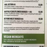 Vegan options at Brewdog - Rodezand in Rotterdam