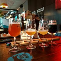 Beer flight at Brewdog - Rodezand in Rotterdam