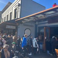 Long line - always  at Fergburger in Queenstown