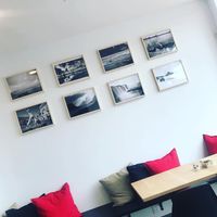 Dining area at Boleria Brazilian Bakery in Mamaroneck