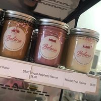 Vegan raspberry mousse at Boleria Brazilian Bakery in Mamaroneck