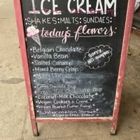 Four vegan flavors at the bottom   at Cream Bean Berry in Durango