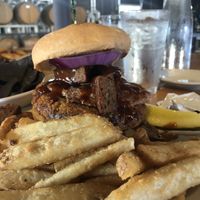 Three twigs sandwich at Upland FSQ Brewery in Indianapolis