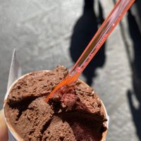 dark chocolate  at La Gelatiera in Florence