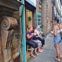 Outside they have few seats at La Gelatiera in Florence
