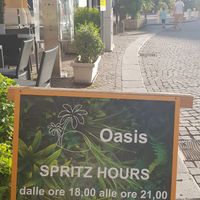 Outside at Oasis Cafè in Treviso